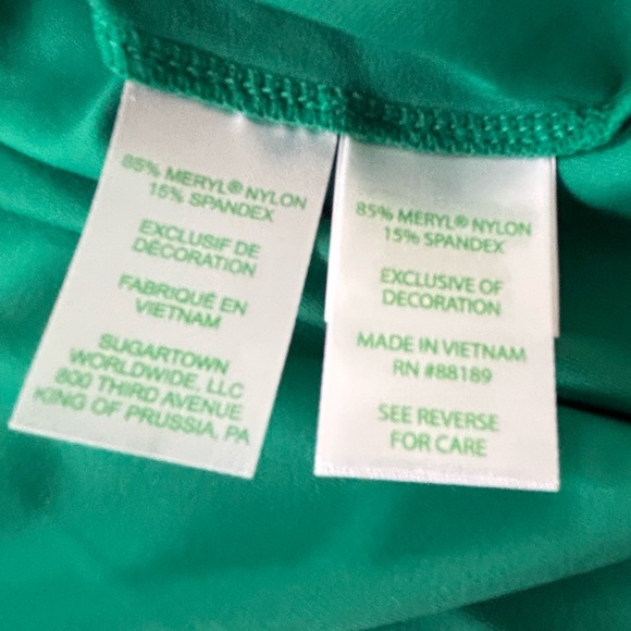 NWT Lilly Pulitzer Westley UPF 50+ “Fiddle Leaf Green” Active Tank, Size Medium - Picture 14 of 14